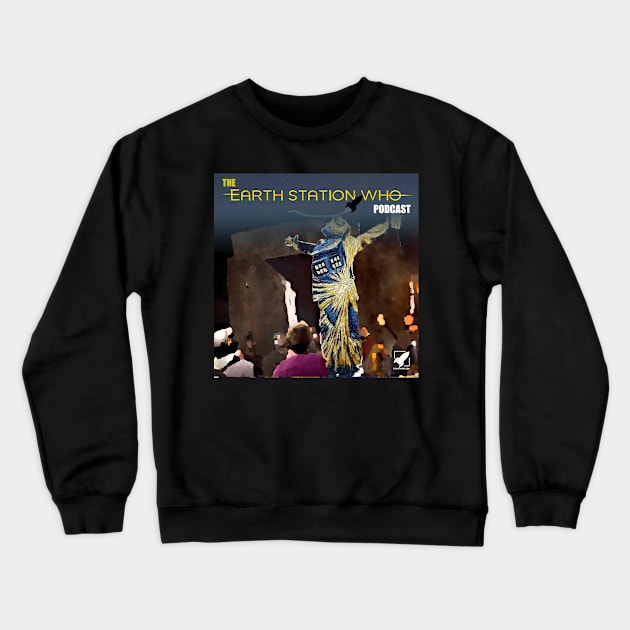 Earth Station Who Pandorica Crewneck Sweatshirt by The ESO Network